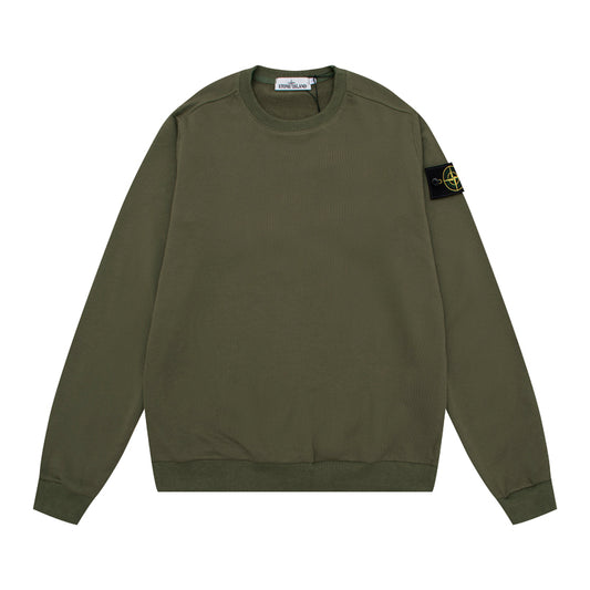 Stone Island Compass Badge Sweatshirt Green