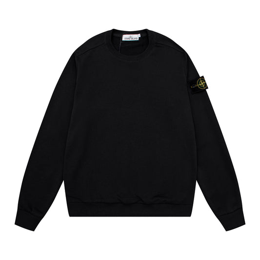 Stone Island Compass Badge Sweatshirt Black