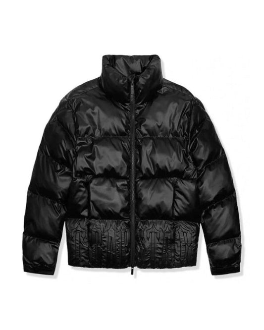 Trapstar Irongate Embossed Puffer Jacket Black