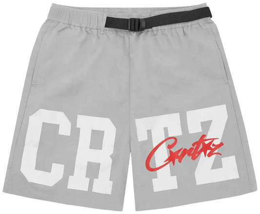 Corteiz CRTZ Nylon Shorts 'Grey'