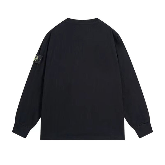 Stone Island Long Sleeve Tee Black