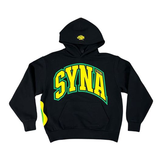 Syna World College Tracksuit Black/Yellow/Green
