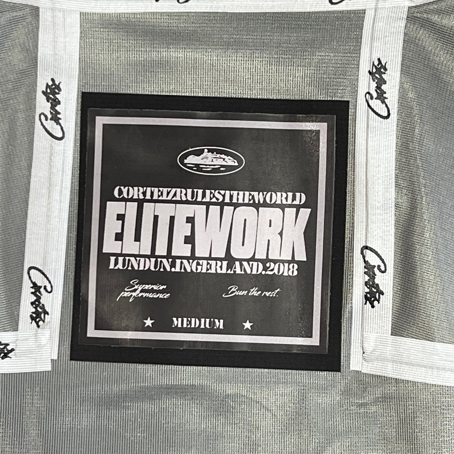 Corteiz Elitework Waterproof Shell Jacket Black