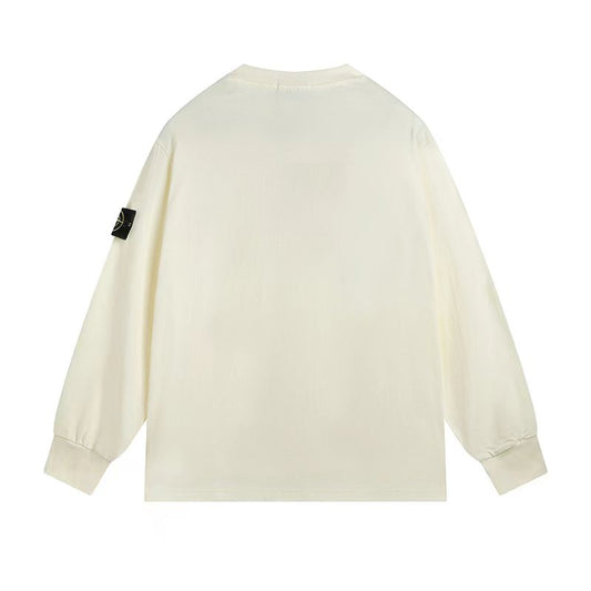 Stone Island Long Sleeve Tee Cream
