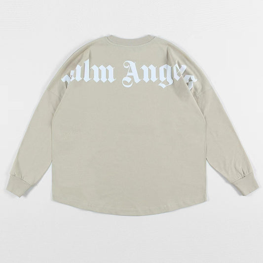 Palm Angels Classic Longsleeve Tee Khaki