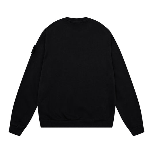 Stone Island Compass Badge Sweatshirt Black