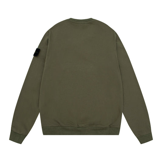 Stone Island Compass Badge Sweatshirt Green