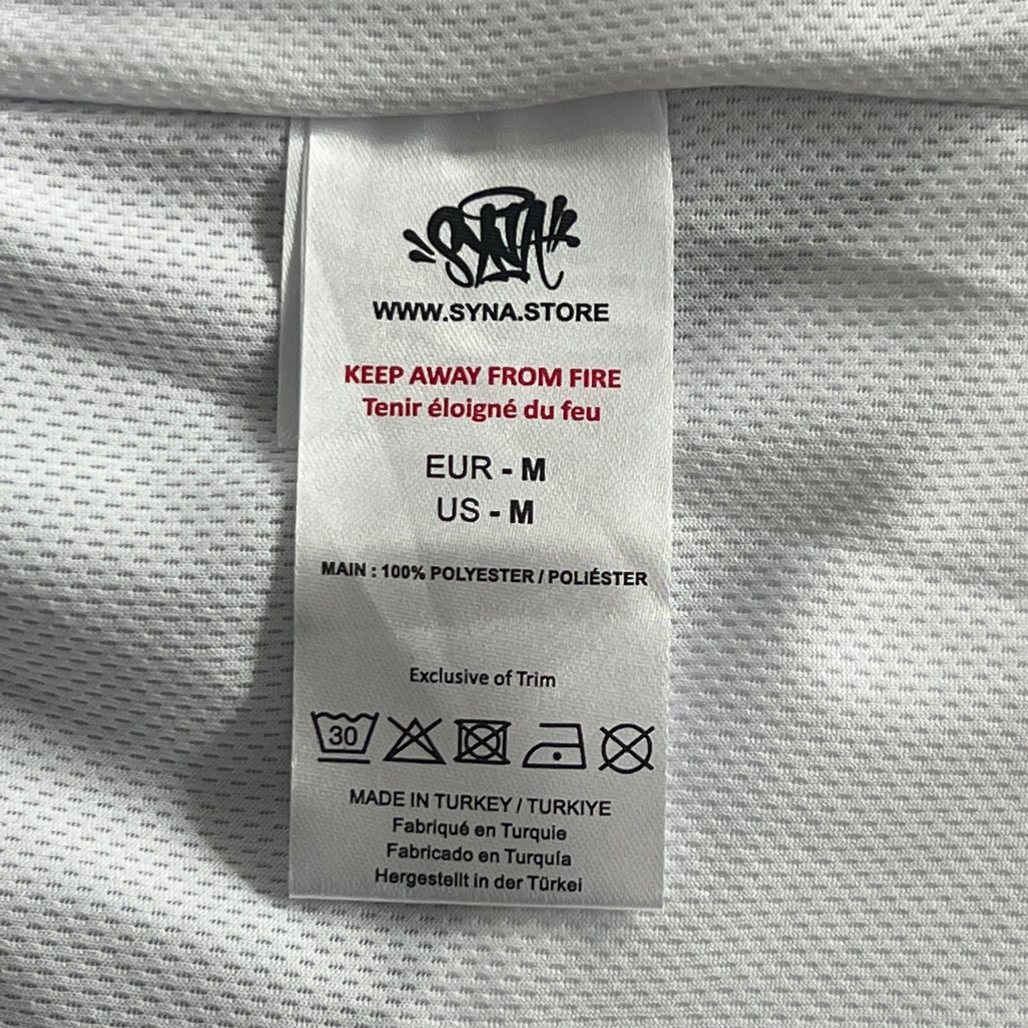 Syna World Vortex Woven Shorts White/Blue