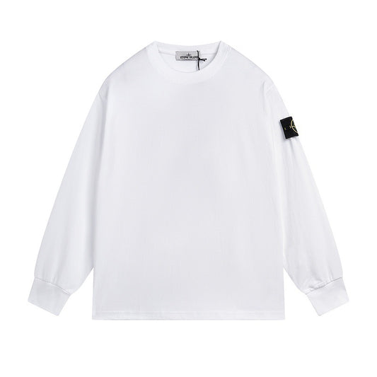 Stone Island Long Sleeve Tee White