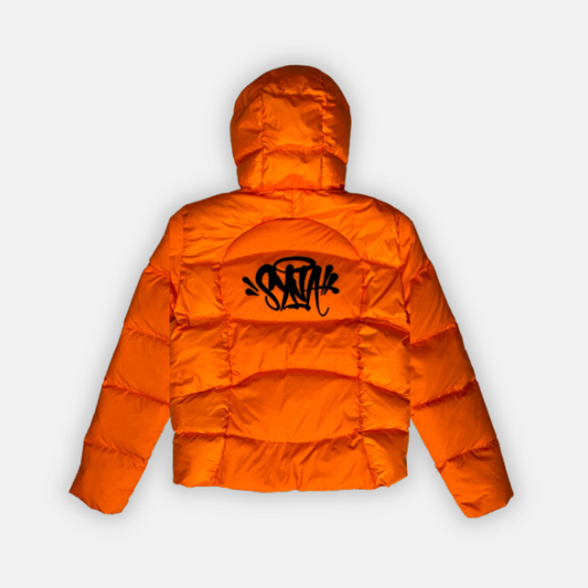 Syna World Wave Puffer Jacket Orange