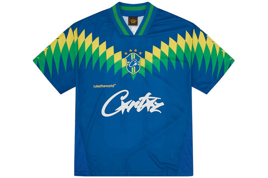 Corteiz Club America Brasil Jersey Blue