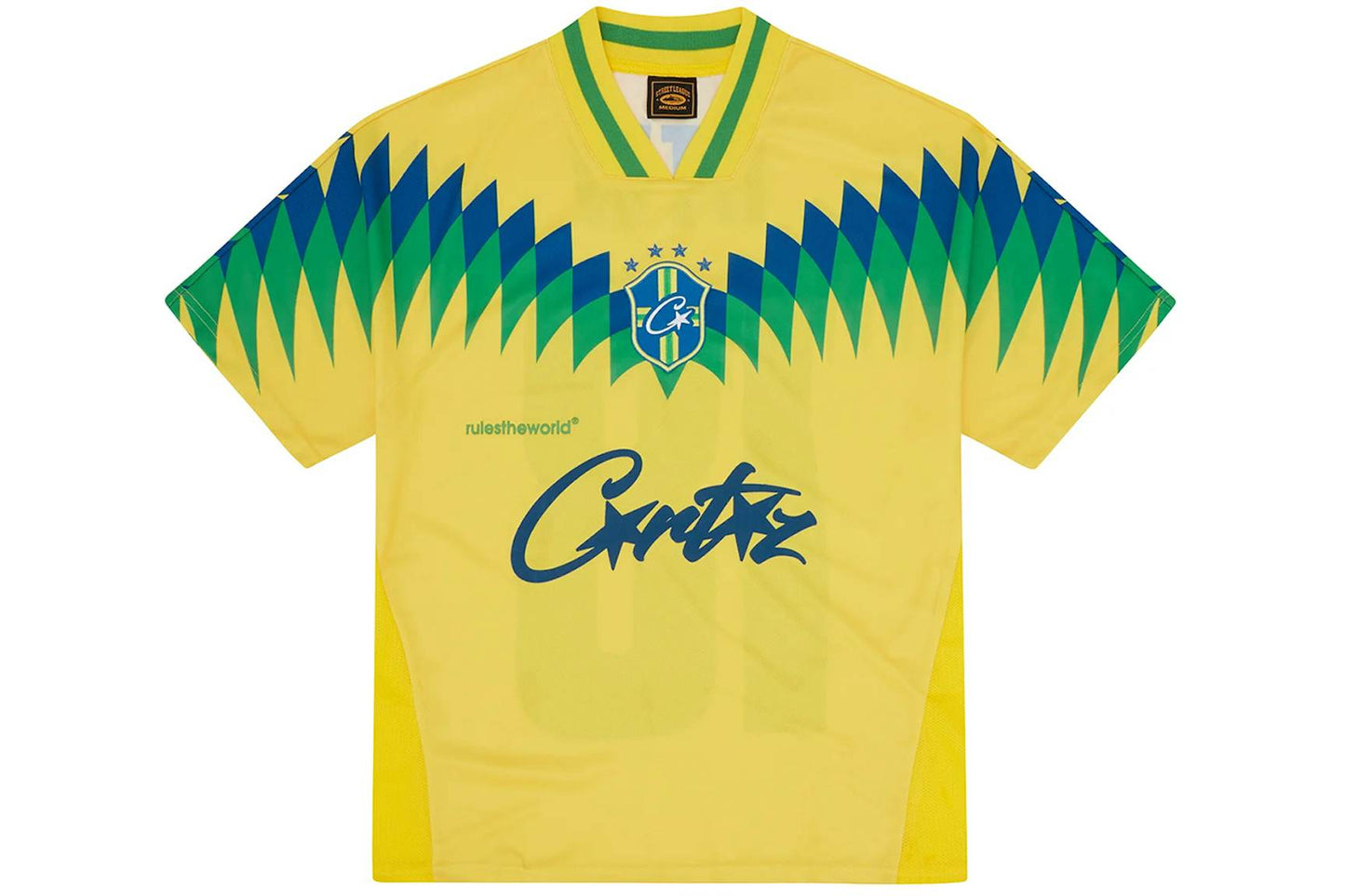 Corteiz Club America Brasil Jersey Yellow