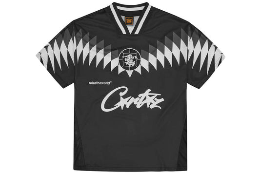 Corteiz Club RTW Football Jersey Black