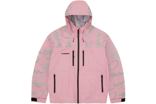 Corteiz Elitework Waterproof Shell Jacket Pink