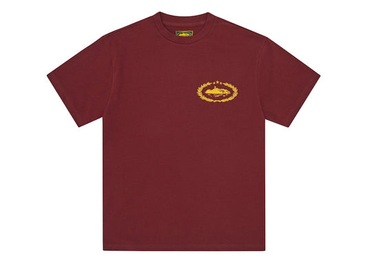 Corteiz Royale Heavyweight Tee Burgundy