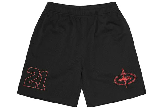 Corteiz x Slaughter Gang 21 Savage Mesh Shorts