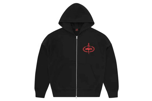 Corteiz x Slaughter Gang 21 Savage Zip Up Hoodie