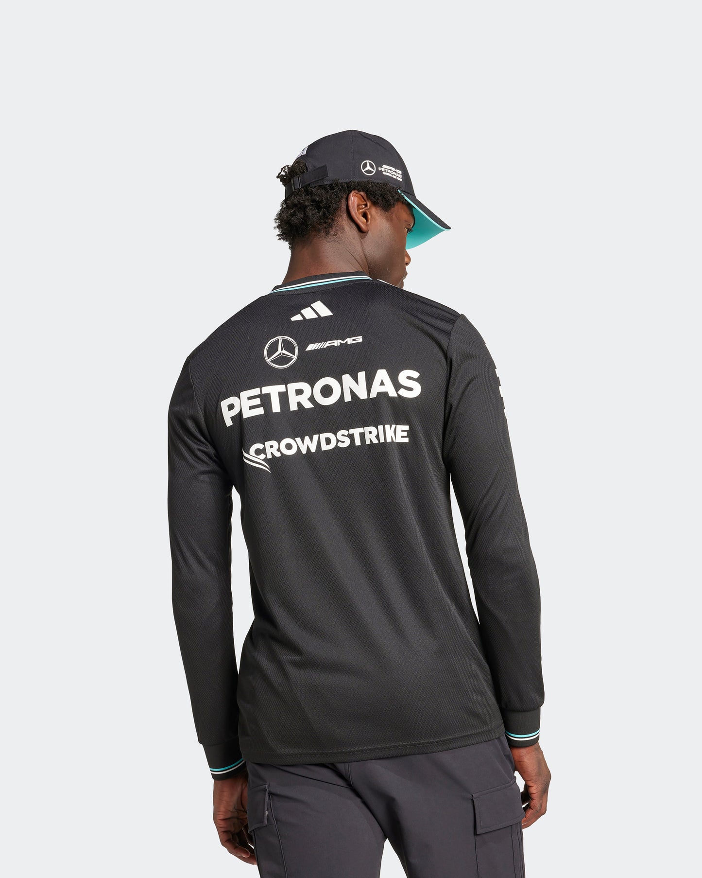 Mercedes-AMG PETRONAS 2025 Team Long Sleeve Shirt Black