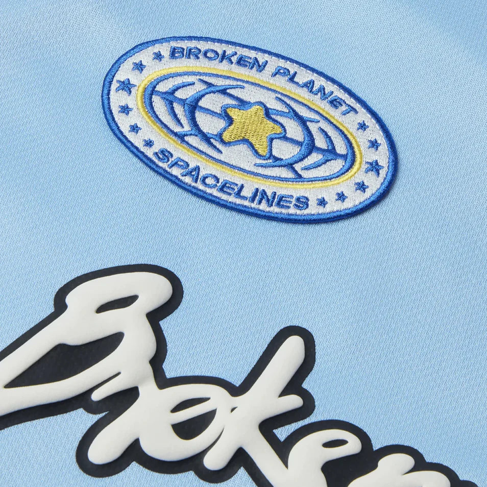 Broken Planet Market Football Jersey Light Blue