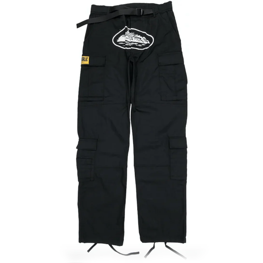 Corteiz 5 Starz Special Edition Cargo Pants Black