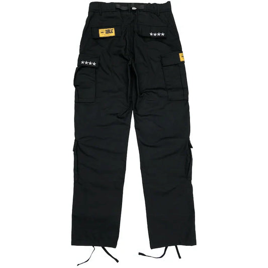 Corteiz 5 Starz Special Edition Cargo Pants Black