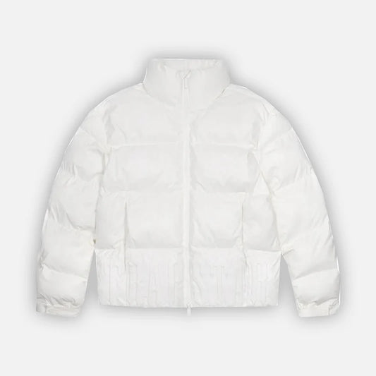 Trapstar Irongate Embossed Puffer Jacket Matte White