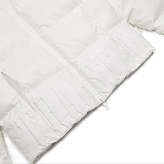 Trapstar Irongate Embossed Puffer Jacket Matte White