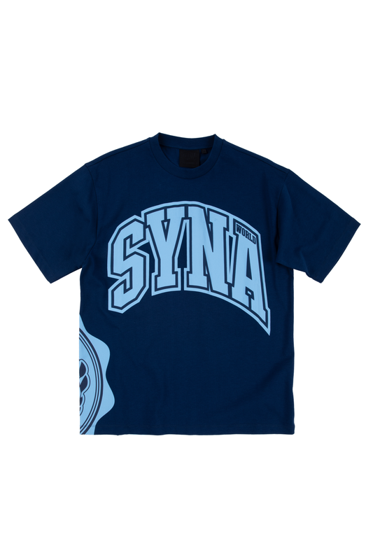 Syna World College Tee Navy