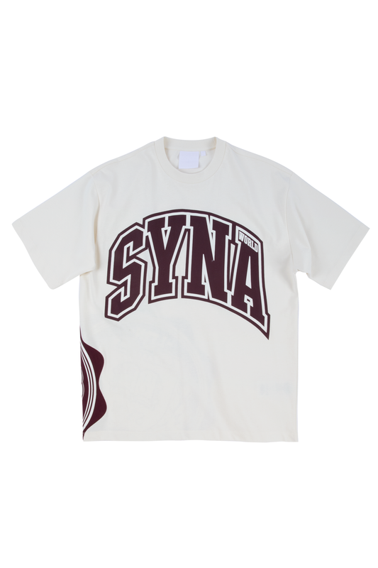 Syna World College Tee Off White