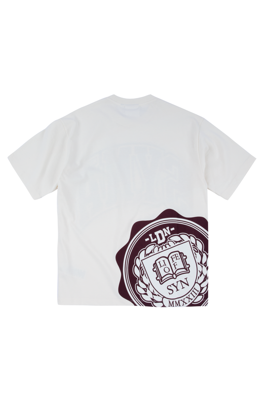 Syna World College Tee Off White