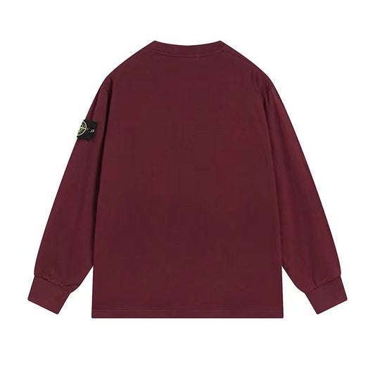 Stone Island Long Sleeve Tee Red