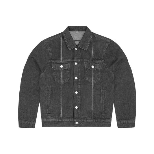 Corteiz C-Star Denim Jacket Black