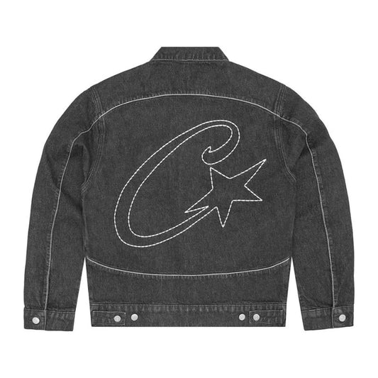 Corteiz C-Star Denim Jacket Black