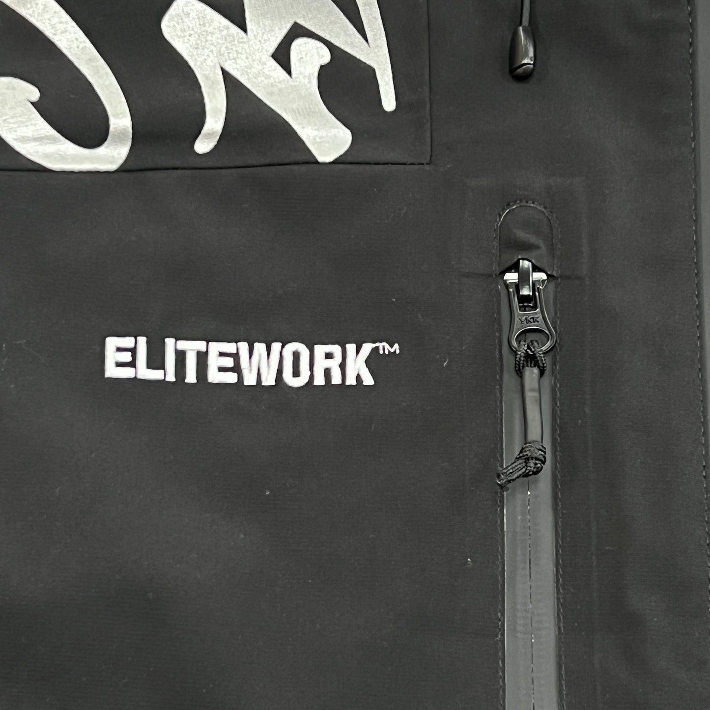 Corteiz Elitework Waterproof Shell Jacket Black