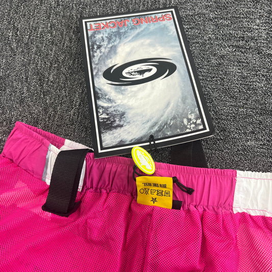 Corteiz Alcatraz Sun & Rain Shorts Pink/White