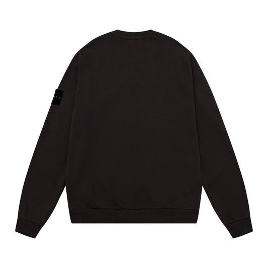 Stone Island Compass Badge Sweatshirt Brown