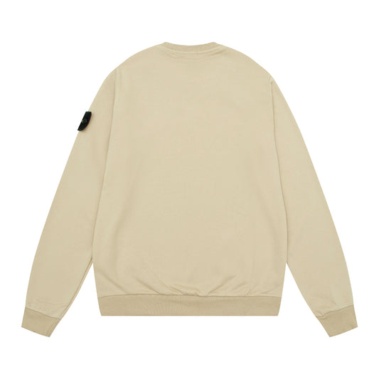 Stone Island Compass Badge Sweatshirt Khaki