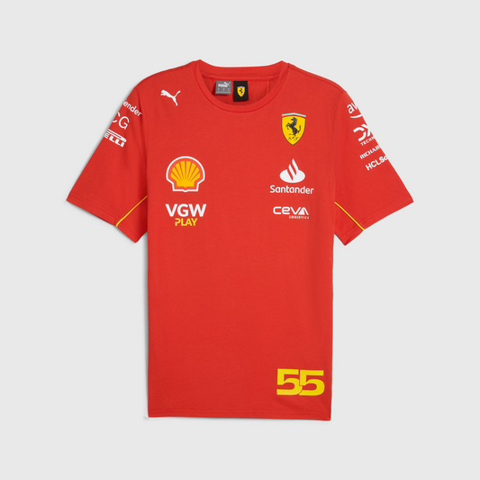 Scuderia Ferrari 2024 Carlos Sainz Driver T-Shirt