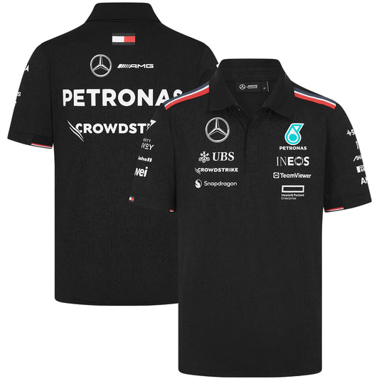 Mercedes-AMG PETRONAS 2024 Men's Team Polo Black
