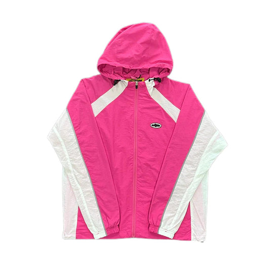 Corteiz Alcatraz Sun & Rain Windbreaker Pink/White