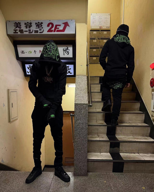 Syna World Tracksuit Black/Green