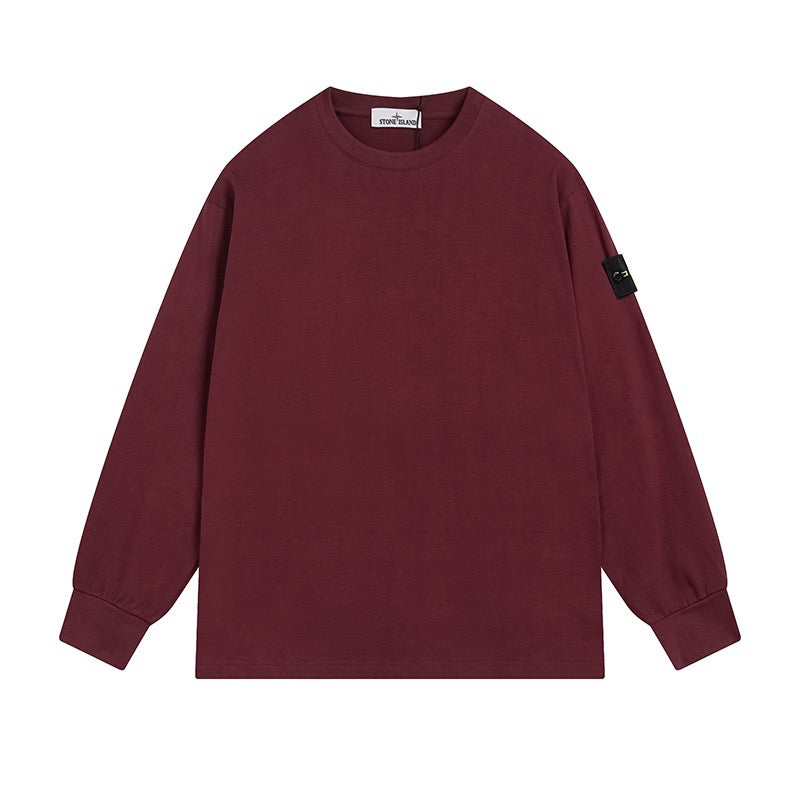 Stone Island Long Sleeve Tee Red
