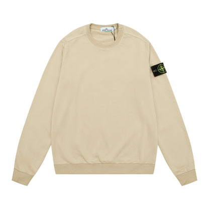 Stone Island Compass Badge Sweatshirt Khaki