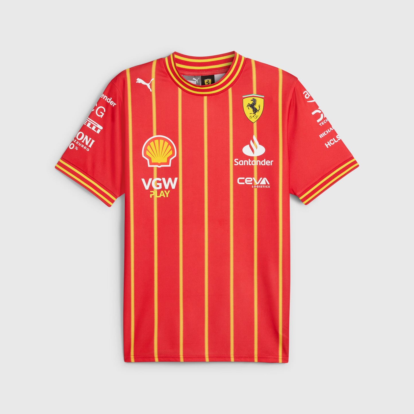 Scuderia Ferrari 2024 Team Carlos Sainz Soccer Jersey