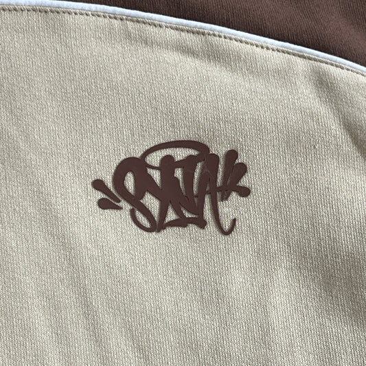 Syna World Pipe Hoodie & Short Set Beige/Brown