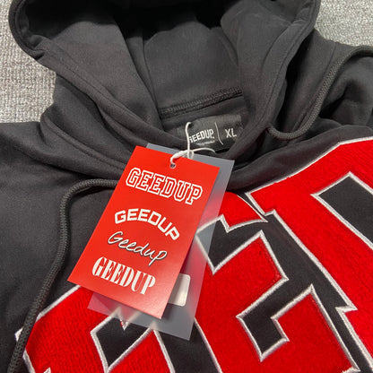 Geedup Team Logo Hoodie Black/Red