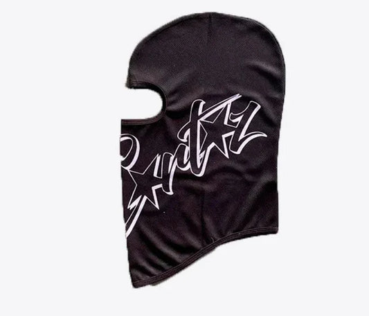 Corteiz 4Starz Liteweight* Ski Mask Black/White