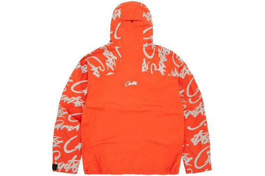 Corteiz Elitework Waterproof Shell Jacket Orange