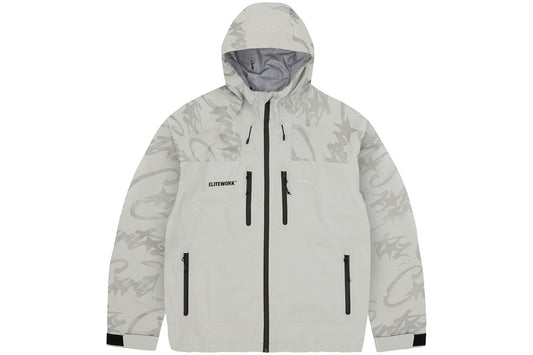 Corteiz Elitework Waterproof Shell Jacket Grey