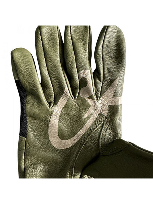 Corteiz Gutta Green Leather Gloves
